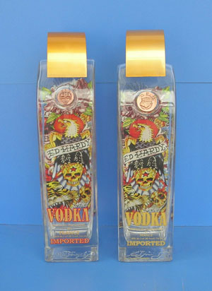 ED HARDY VODKA BOTTLE