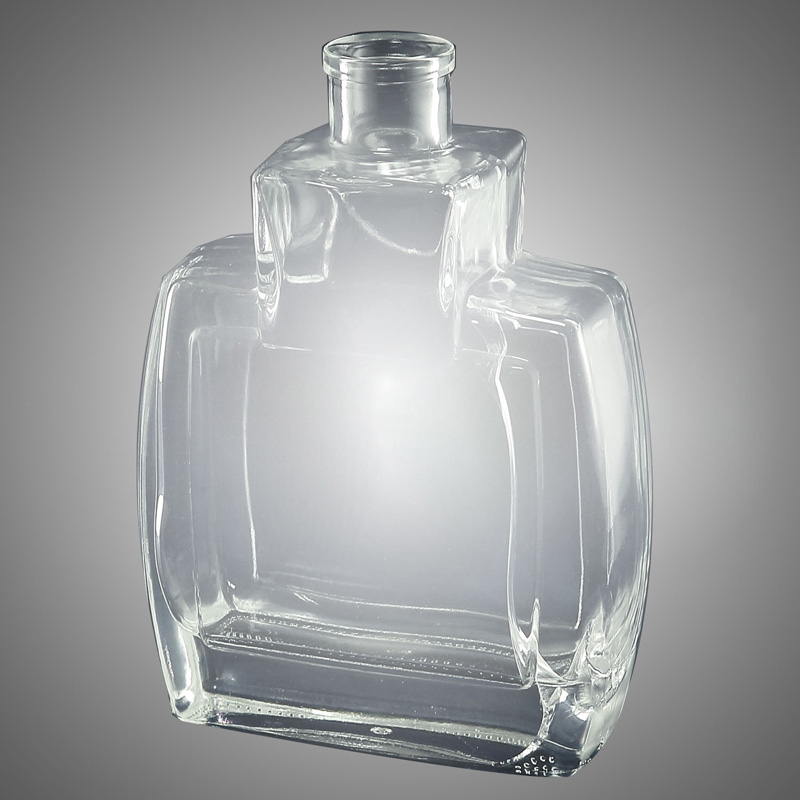 Whisky Glass Bottle with Heavy Bottom 