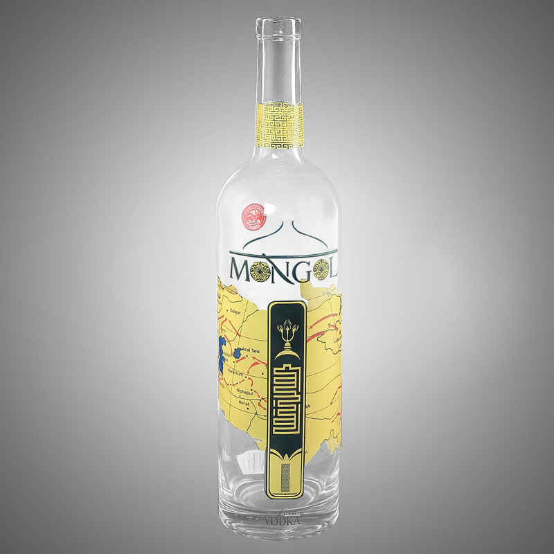 Map Vodka Bottle 